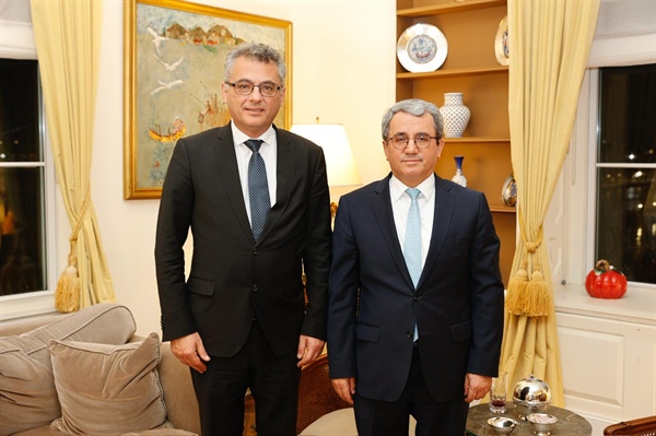 Cumhurbaşkanı Tufan Erhürman, New York'ta Büyükelçi Ahmet Yıldız ile görüştü