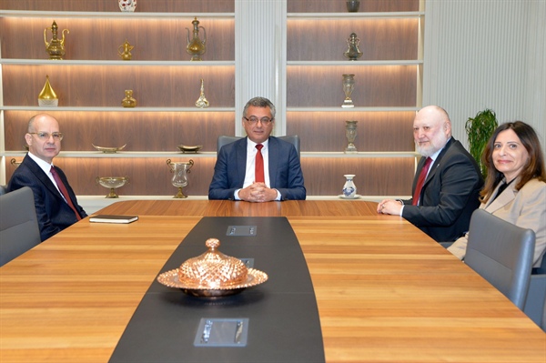 Cumhurbaşkanı Tufan Erhürman, UNDP Kıbrıs Ofisi Direktörü Jakhongir Khaydarov’ı kabul etti