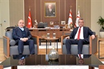 President Tufan Erhürman receives Ali Murat Başçeri,  Ambassador of the Republic of Türkiye to Lefkoşa