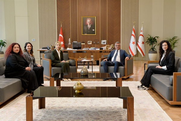 Cumhurbaşkanı Tufan Erhürman, KTMMOB Gıda Mühendisleri Odası heyetini kabul etti