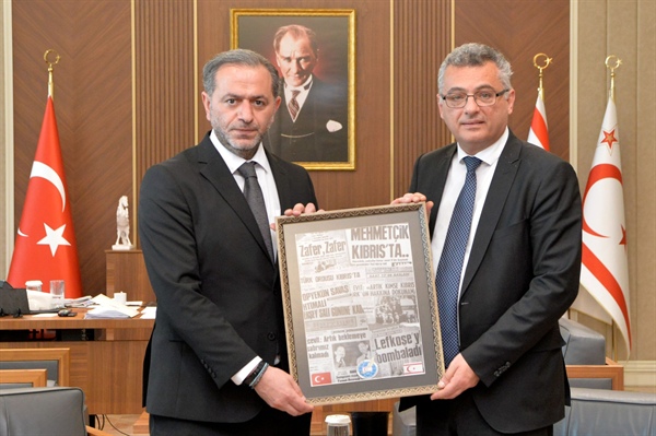 Cumhurbaşkanı Tufan Erhürman, Dış Basın Birliği heyetini kabul etti