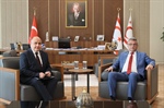 President Tufan Erhürman receives Ali Murat Başçeri, Ambassador of the Republic of Türkiye to Lefkoşa