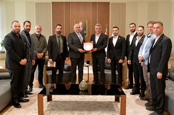 Cumhurbaşkanı Tufan Erhürman, Kıbrıs Türk Elektrik Müteahhitleri Birliği Yönetim Kurulu yetkililerini kabul etti