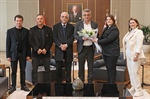 Cumhurbaşkanı Tufan Erhürman, Denizli Gemikonağı Kalkındırma Derneği Başkanı ve beraberindeki heyeti kabul etti