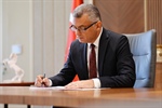 President Tufan Erhürman congratulates Ministers Nesil Çalışkan and Natalie Süleyman