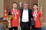 Cumhurbaşkanı Tufan Erhürman, TC-KKTC Kick Boks Federasyon Başkanları  ve beraberindeki heyetle görüştü