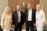 Cumhurbaşkanı Tufan Erhürman, KKTC Los Angeles fahri konsolosu Mehmet Mustafaoğlu’nu kabul etti