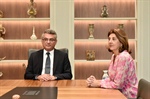 Cumhurbaşkanı Tufan Erhürman, BM Genel Sekreteri’nin Kıbrıs Kişisel Temsilcisi María Angela Holguín Cuellar'ı kabul etti