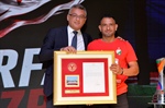 Cumhurbaşkanı Erhürman, A Milli Futbol Takımı’nın Conifa Avrupa Şampiyonluğu Gala Gecesi’ne katıldı: