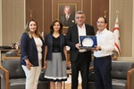 Cumhurbaşkanı Tufan Erhürman,  Kıbrıs Türk Pediatri Kurumu Başkanını ve beraberindeki heyeti kabul etti
