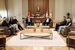 Cumhurbaşkanı Tufan Erhürman, Kıbrıs Türk Mimarlar Odası Başkanı ve beraberindeki heyeti kabul etti