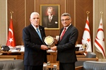 Cumhurbaşkanı Tufan Erhürman, İYİ Parti Genel Başkanı Müsavat Dervişoğlu ve beraberindeki heyeti kabul etti