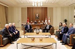 Cumhurbaşkanı Erhürman, Azerbaycan Dostluk Grubu Başkanları ve heyetlerini kabul etti