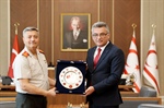 Cumhurbaşkanı Tufan Erhürman, Güvenlik Kuvvetleri Komutanı Tümgeneral İlker Görgülü ve beraberindeki heyeti kabul etti