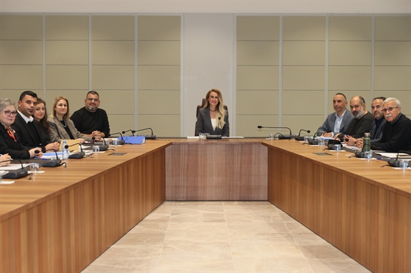 Nilden Bektaş Erhürman, çevre ve iklim konusunda toplantı gerçekleştirdi