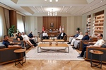 Cumhurbaşkanı Erhürman, KTÖS yönetimini kabul etti