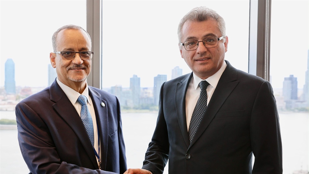 President Erhürman meets OIC Secretary General Ismail Ould Cheikh Ahmed