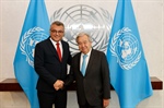 Cumhurbaşkanı Erhürman, BM Genel Sekreteri Guterres ile görüştü