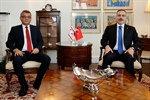 Cumhurbaşkanı Erhürman, TC Dışişleri Bakanı Hakan Fidan ile görüştü