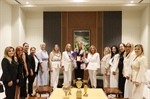 Nilden Bektaş Erhürman, Mağusa Othello Inner Wheel başkanı ve beraberindeki heyetle görüştü