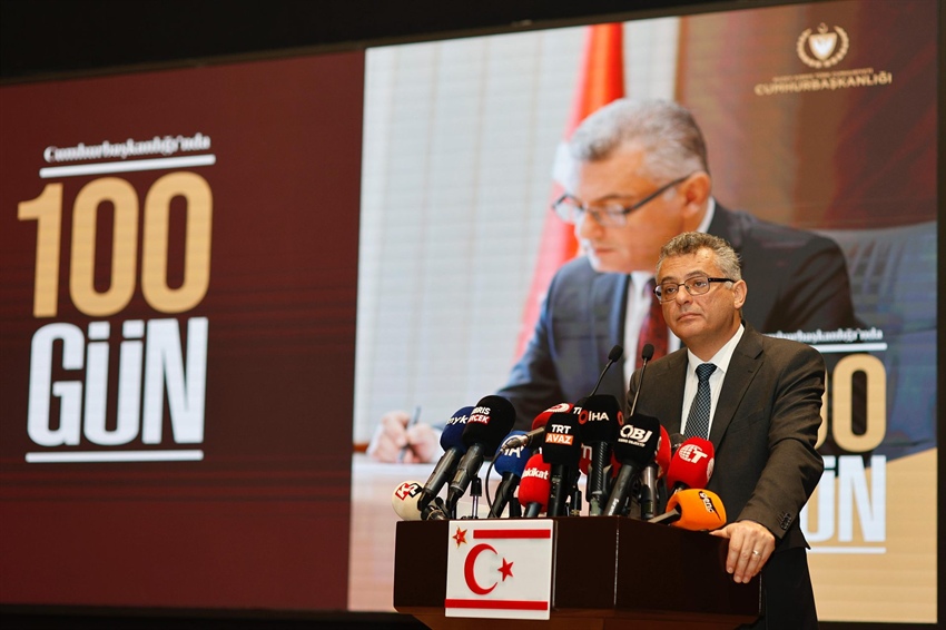 President Erhürman: We will use the five-year term as a period of rebirth for the Turkish Cypriot People