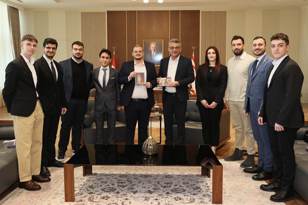 Cumhurbaşkanı Tufan Erhürman, Liberal Demokrasi Hareketi (LDH) başkan ve üyelerini kabul etti