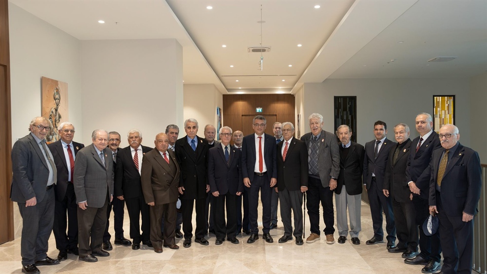 Cumhurbaşkanı Tufan Erhürman,  Kıbrıs Türk Mukavemet Teşkilatı (TMT) Mücahitler Derneği yetkililerini kabul etti
