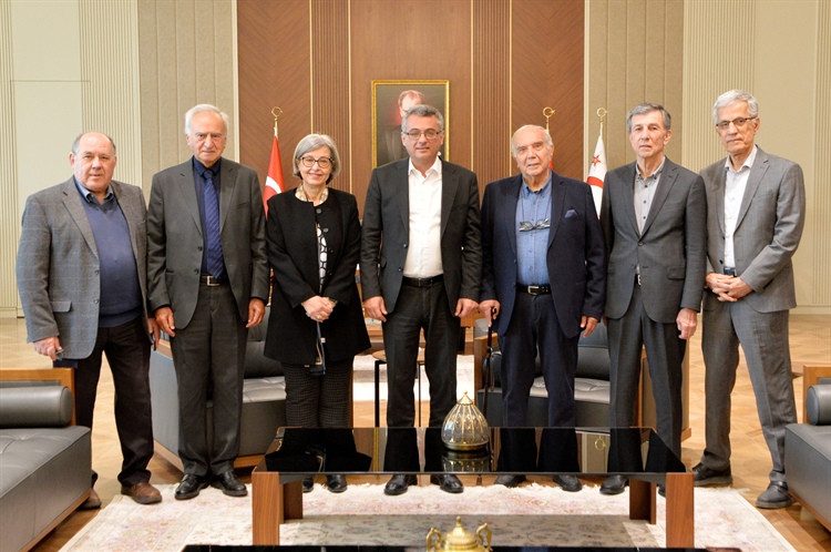 Cumhurbaşkanı Tufan Erhürman, Kıbrıs Düşünce Grubu’nu kabul etti