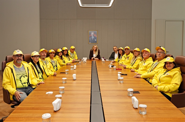 Nilden Bektaş Erhürman, Dağdoğan Yürüyüş Ekibiyle görüştü