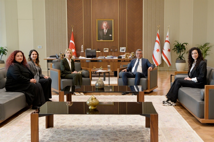 Cumhurbaşkanı Tufan Erhürman, KTMMOB Gıda Mühendisleri Odası heyetini...