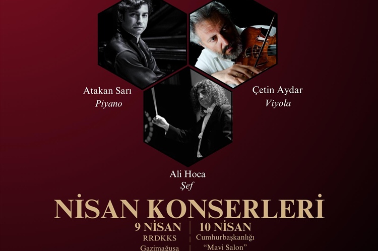 KKTC Cumhurbaşkanlığı Senfoni Orkestrası, Nisan ayı konserleri...