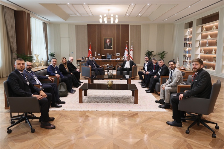 Cumhurbaşkanı Tufan Erhürman, Kuzey Kıbrıs Tanıtma Platformu heyetini...