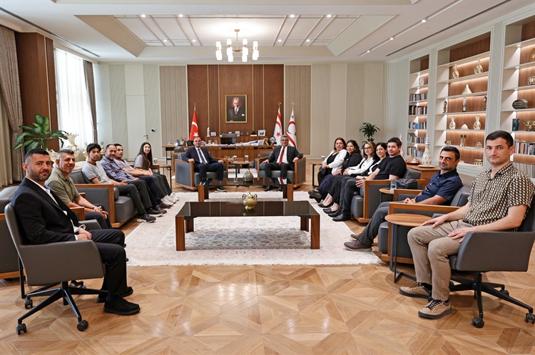 Cumhurbaşkanı Tufan Erhürman, Rauf Raif Denktaş Meslek Lisesi Okul...