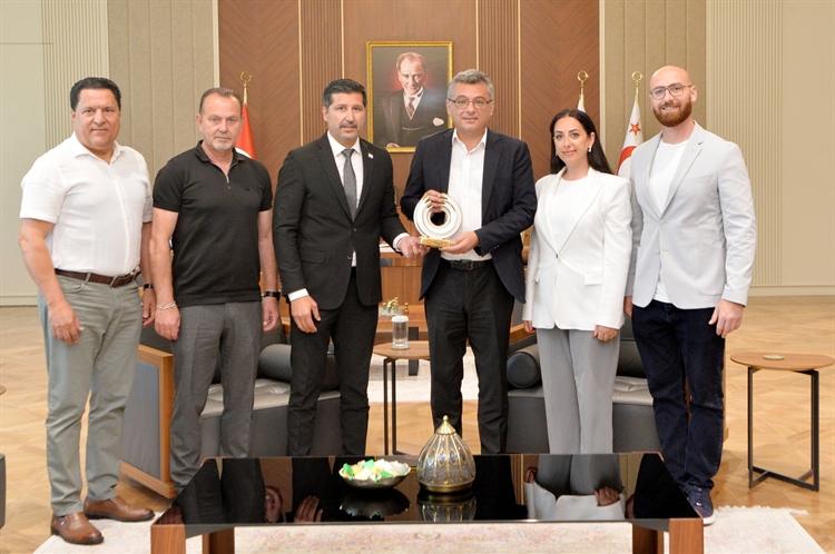 Cumhurbaşkanı Tufan Erhürman, KKTC Cimnastik Federasyonu yönetimini...