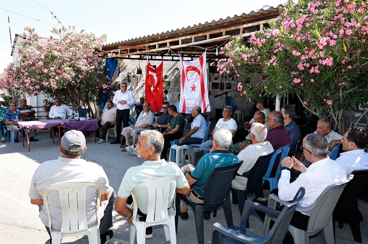 Cumhurbaşkanı Tufan Erhürman, Mesarya Bölgesi’ni ziyaret etti