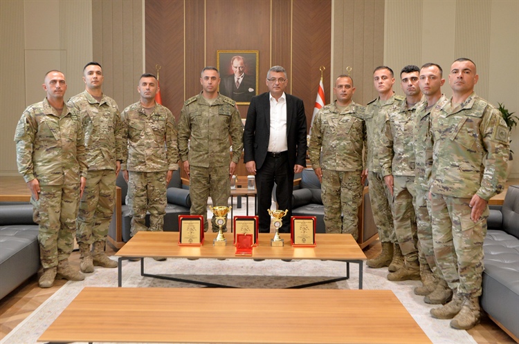 Cumhurbaşkanı Tufan Erhürman, Güvenlik Kuvvetleri Komutanlığı Keskin...