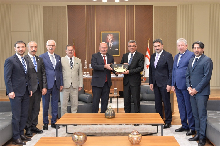 Cumhurbaşkanı Tufan Erhürman, Ankara Ticaret Odası Başkanı ve...