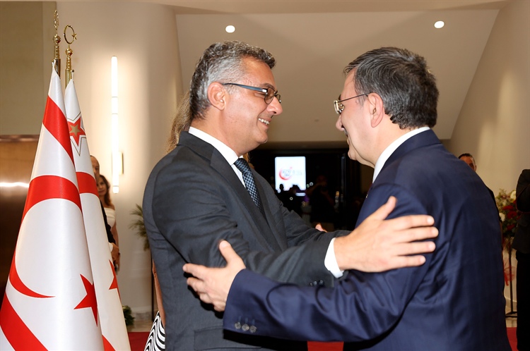 Cumhurbaşkanlığı'nda, 20 Temmuz Barış ve Özgürlük Bayramı resepsiyonu...