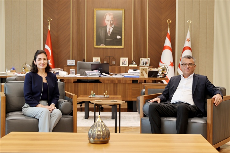 Cumhurbaşkanı Tufan Erhürman, KKTC Abu Dhabi Temsilcisi Müjde...