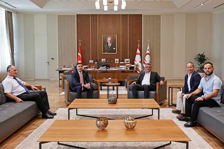 Cumhurbaşkanı Tufan Erhürman, Türkiye Judo Federasyonu'nu kabul etti