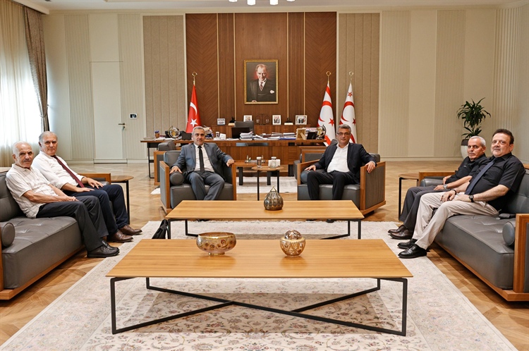 Cumhurbaşkanı Tufan Erhürman, Baf Türk Birliği başkanı ve...