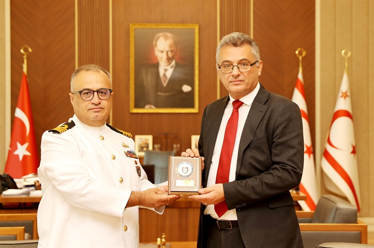 Cumhurbaşkanı Erhürman, Milli Savunma Üniversitesi Deniz Harp Okulu...