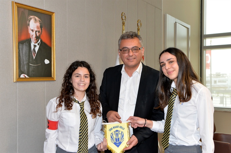 Cumhurbaşkanı Tufan Erhürman, TMK Müdürü Candan Kortay ve...