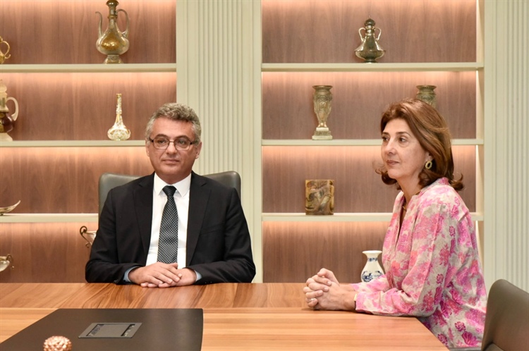 President Tufan Erhürman receives María Angela Holguín Cuéllar, Personal Envoy of the UN ...