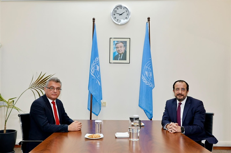 President Tufan Erhürman meets Greek Cypriot Leader Nikos Christodoulides